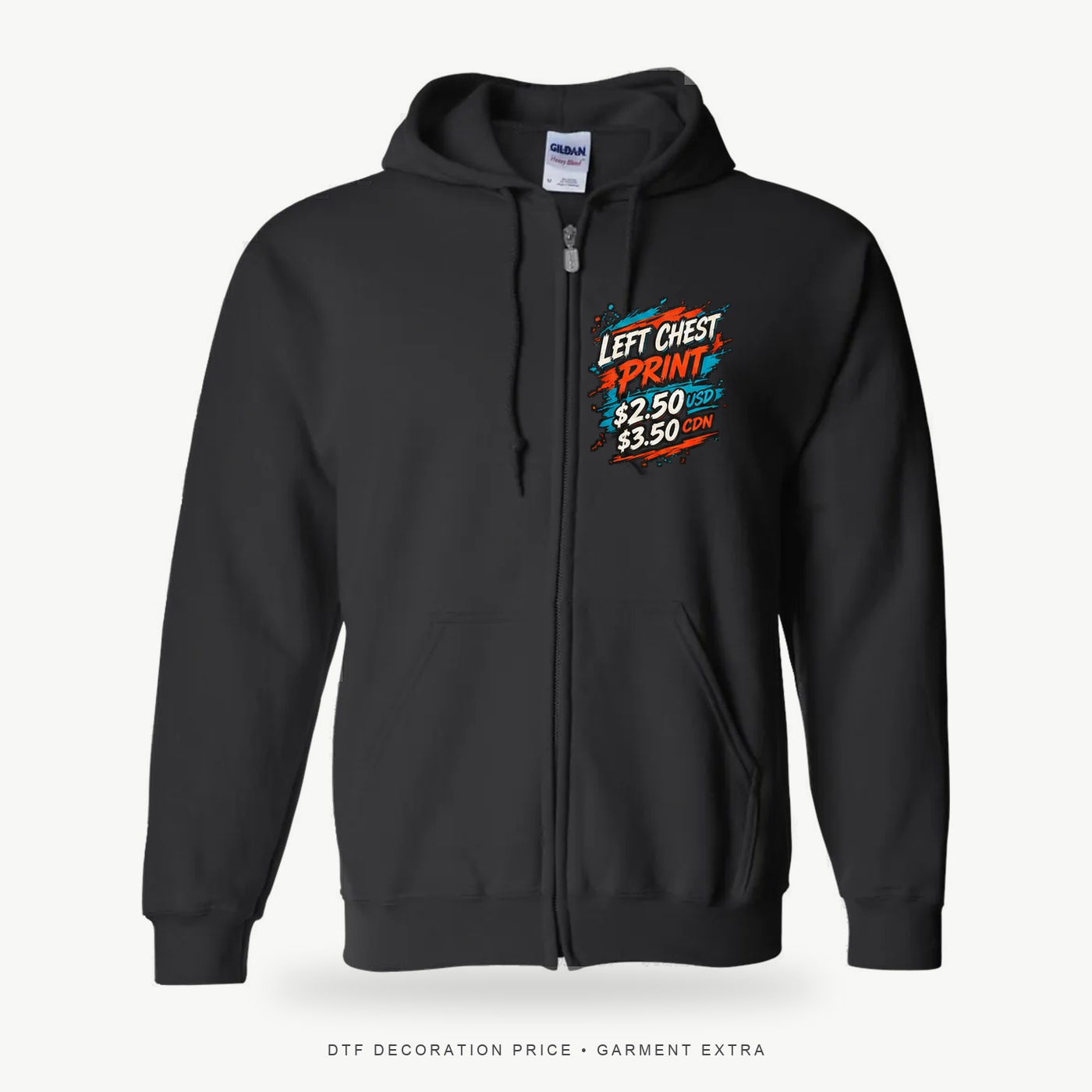 Gildan 18600 Heavy Blend Full-Zip Hoodie – POD