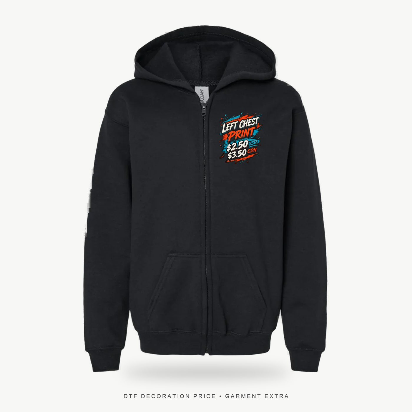 Gildan 18600B Heavy Blend Youth Full-Zip Hoodie – POD