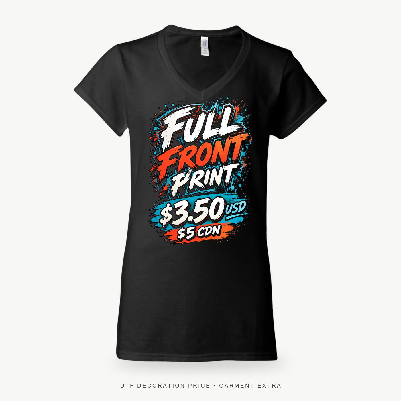 Gildan 64V00L Softstyle Women's V-Neck T-Shirt – POD
