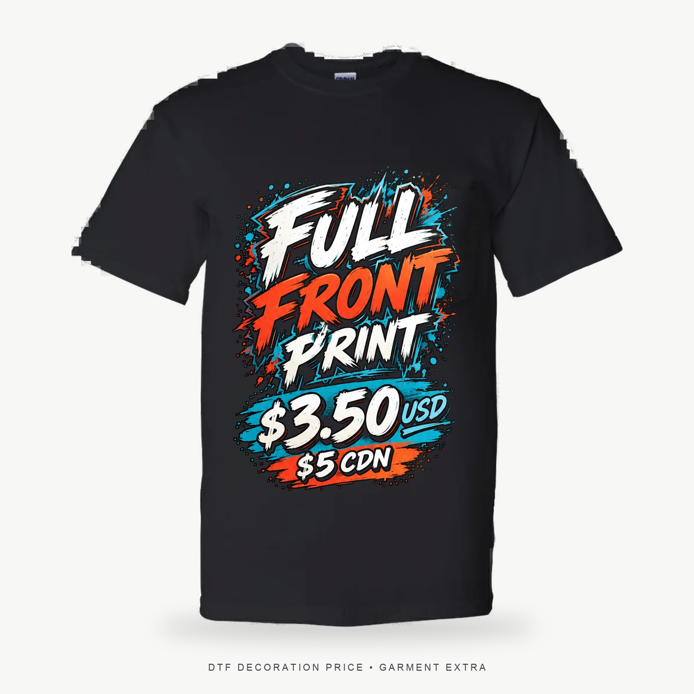 Gildan 8300 DryBlend Pocket T-Shirt – POD