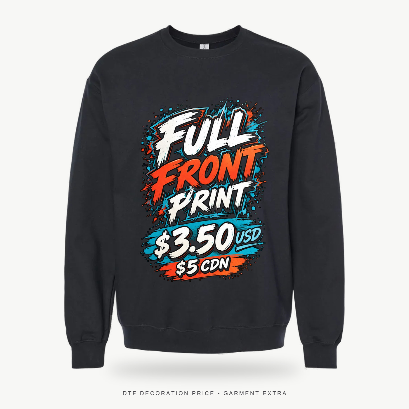 Gildan SF000 Softstyle Midweight Crewneck – POD