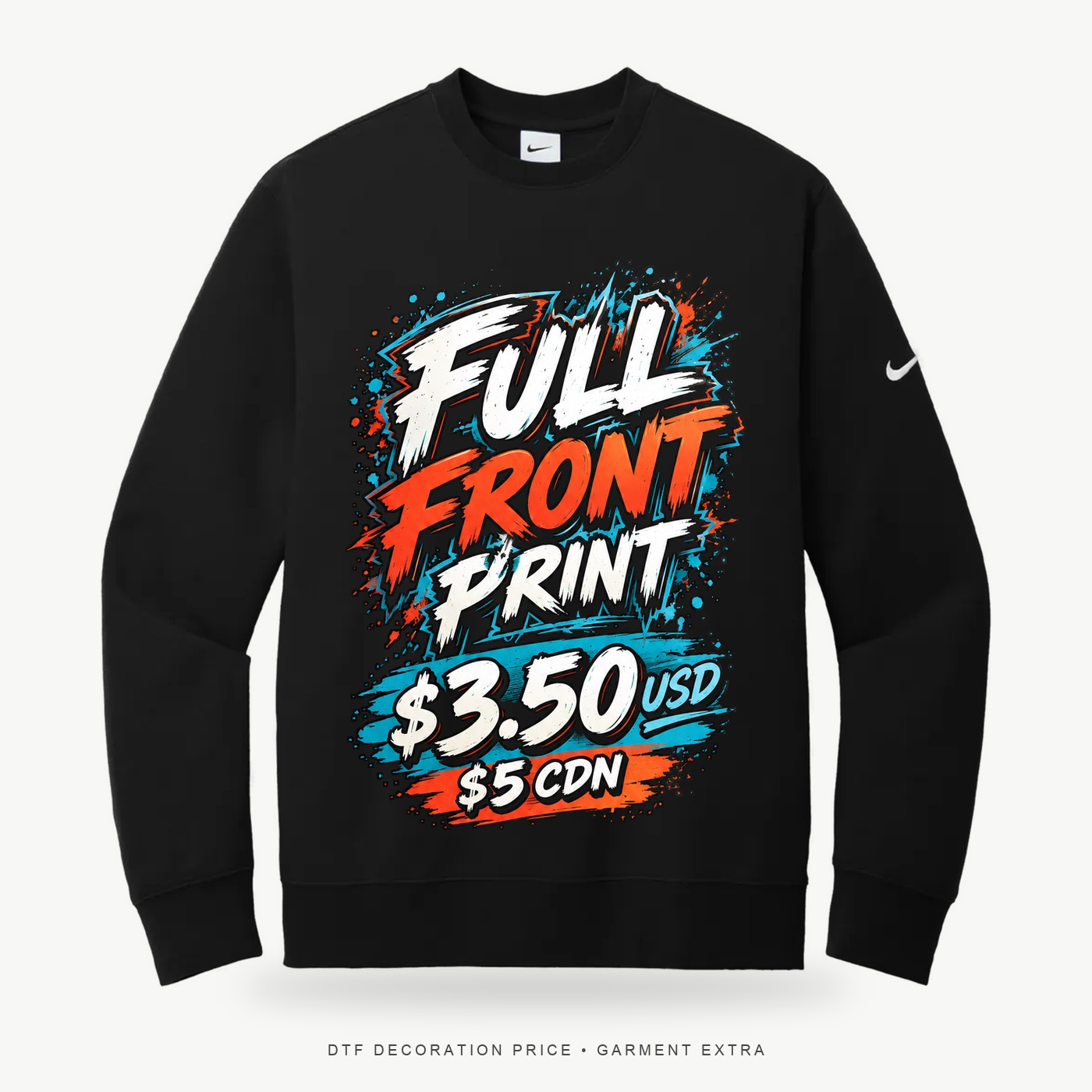 Nike NKFD9863 Club Fleece Sleeve Swoosh Crewneck – POD