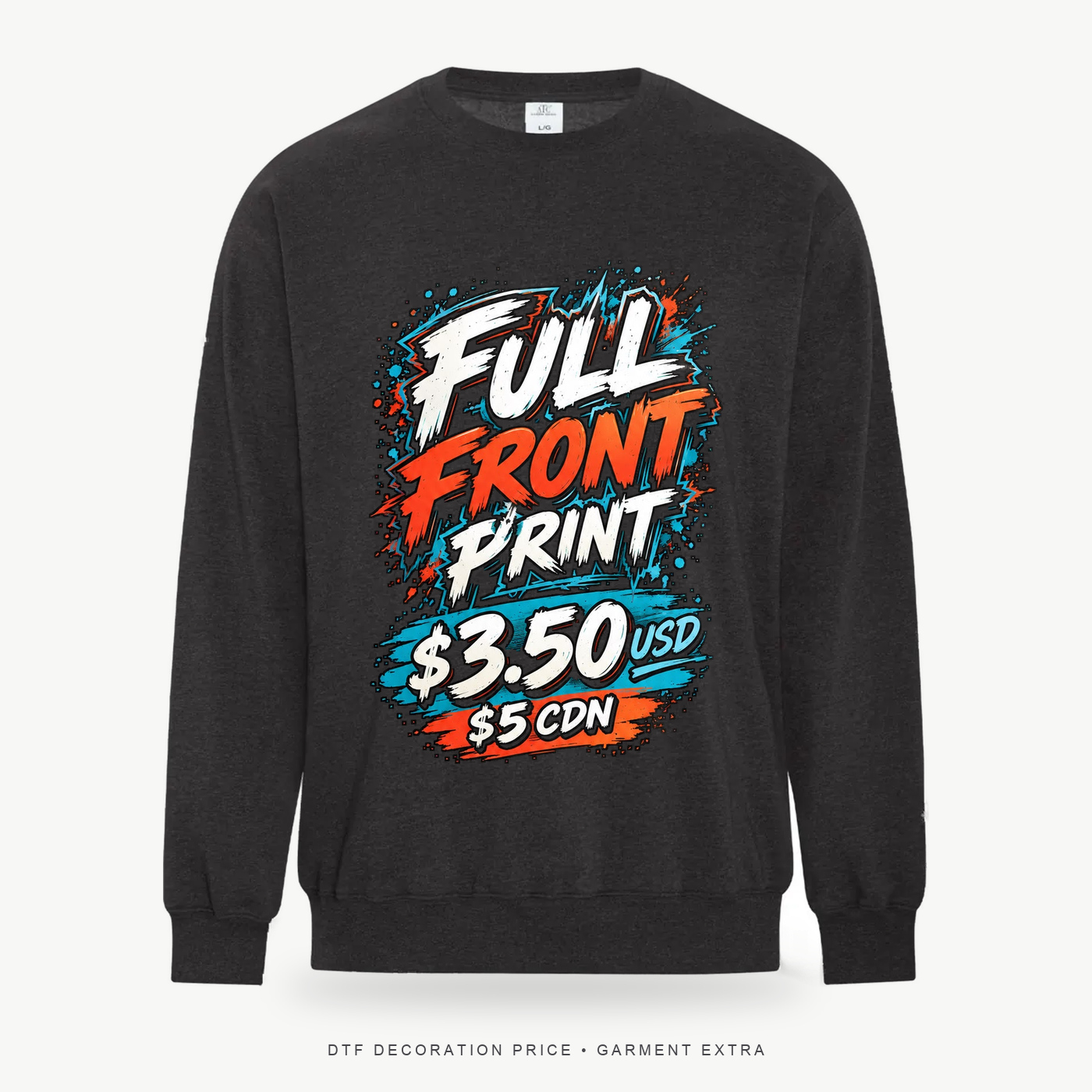 ATC ATCF6400 Everyday Earth Wash Crewneck – POD