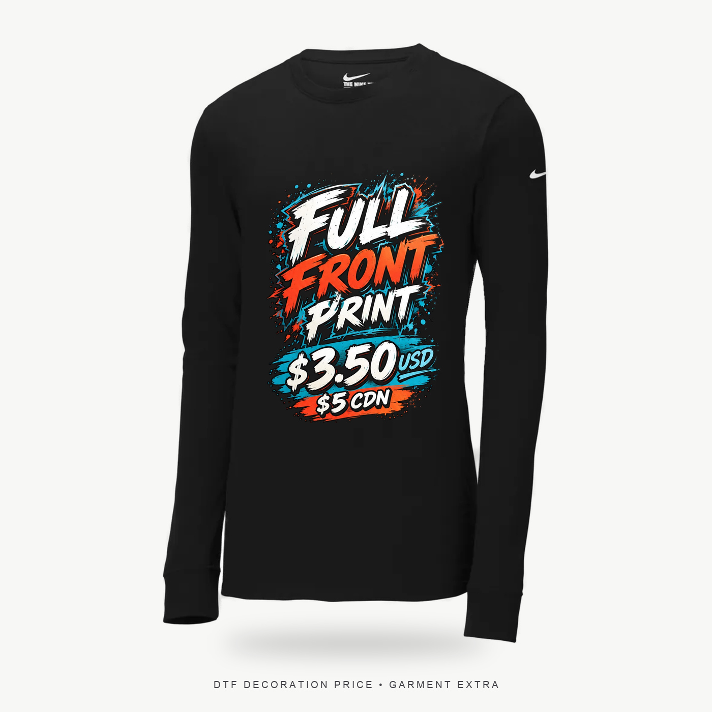 Nike NKBQ5230 Dri-FIT Cotton Poly Long Sleeve T-Shirt – POD