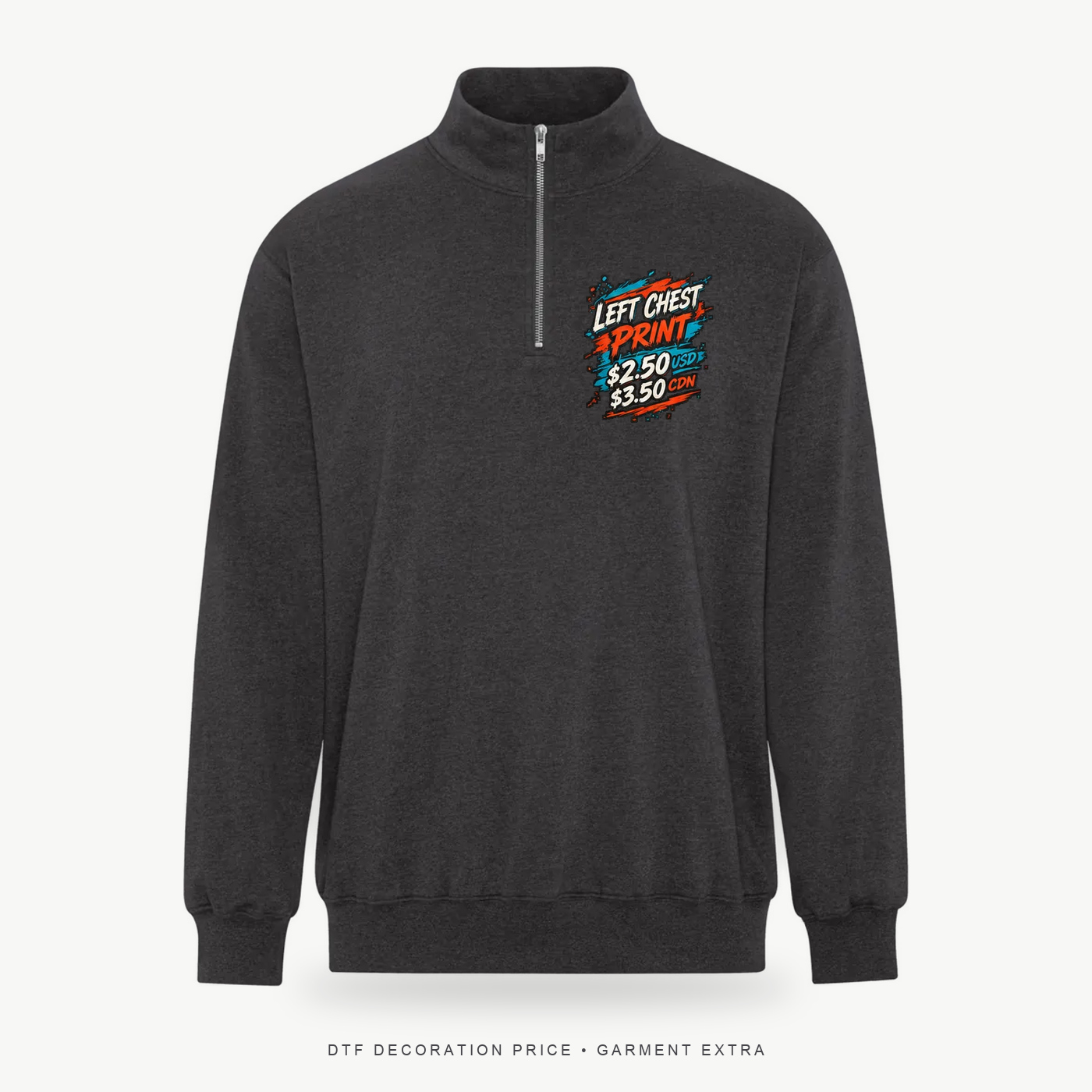 ATC ATCF6700 Everyday Earth Wash Quarter-Zip – POD