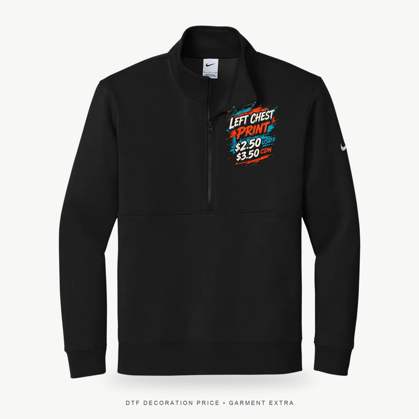 Nike NKDX6718 Club Fleece Half-Zip Pullover – POD