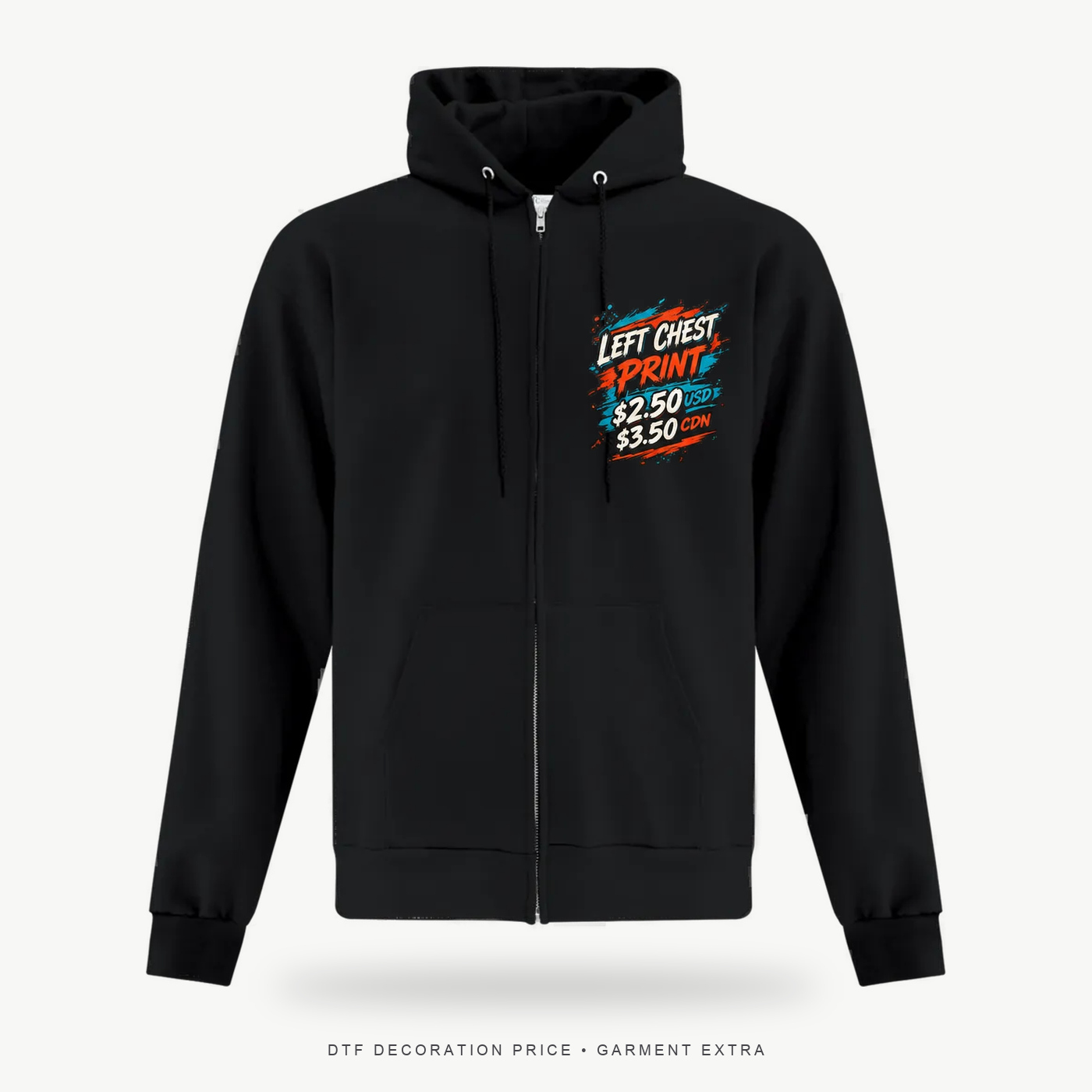 ATC ATCF2600 Everyday Fleece Full-Zip Hoodie – POD