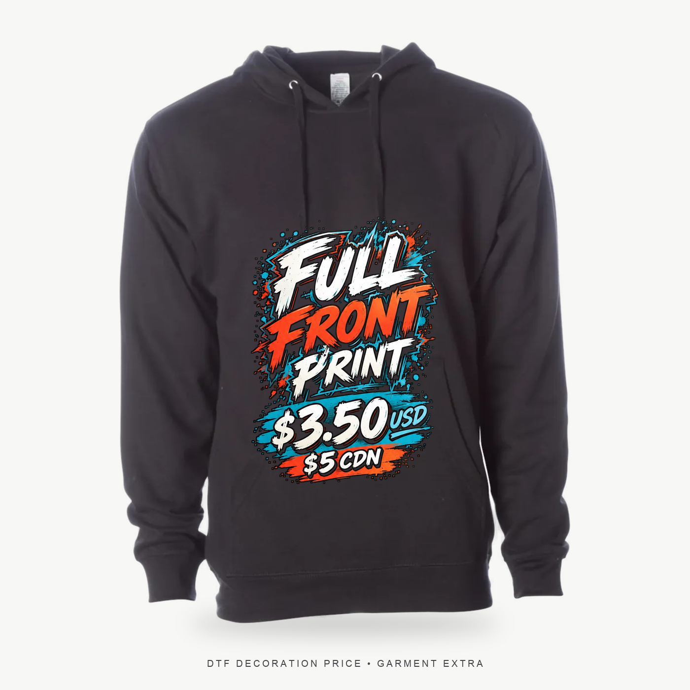 Independent Trading Co. SS4500 Midweight Pullover Hoodie – POD