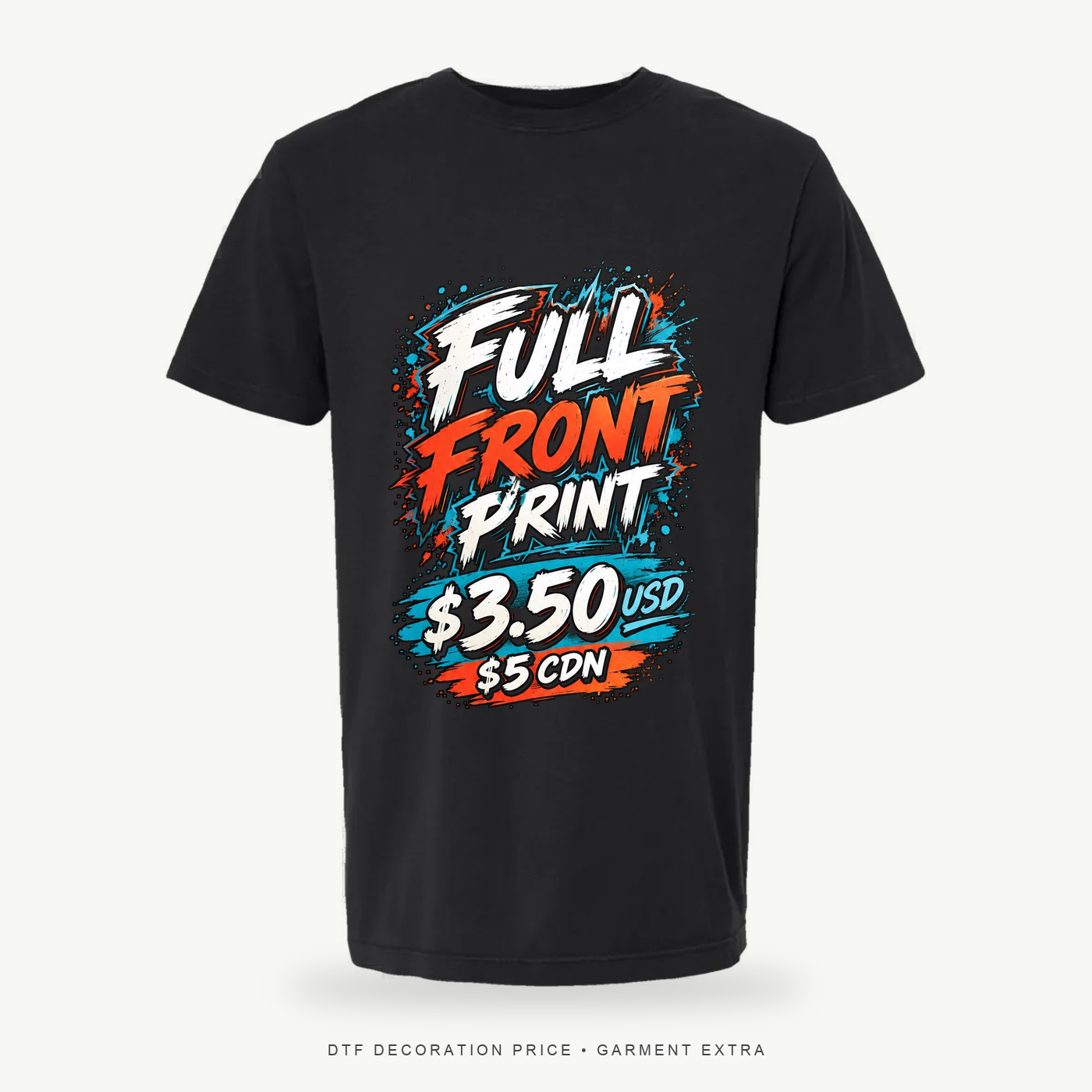 M&O 6500M Vintage Garment-Dyed T-Shirt – POD