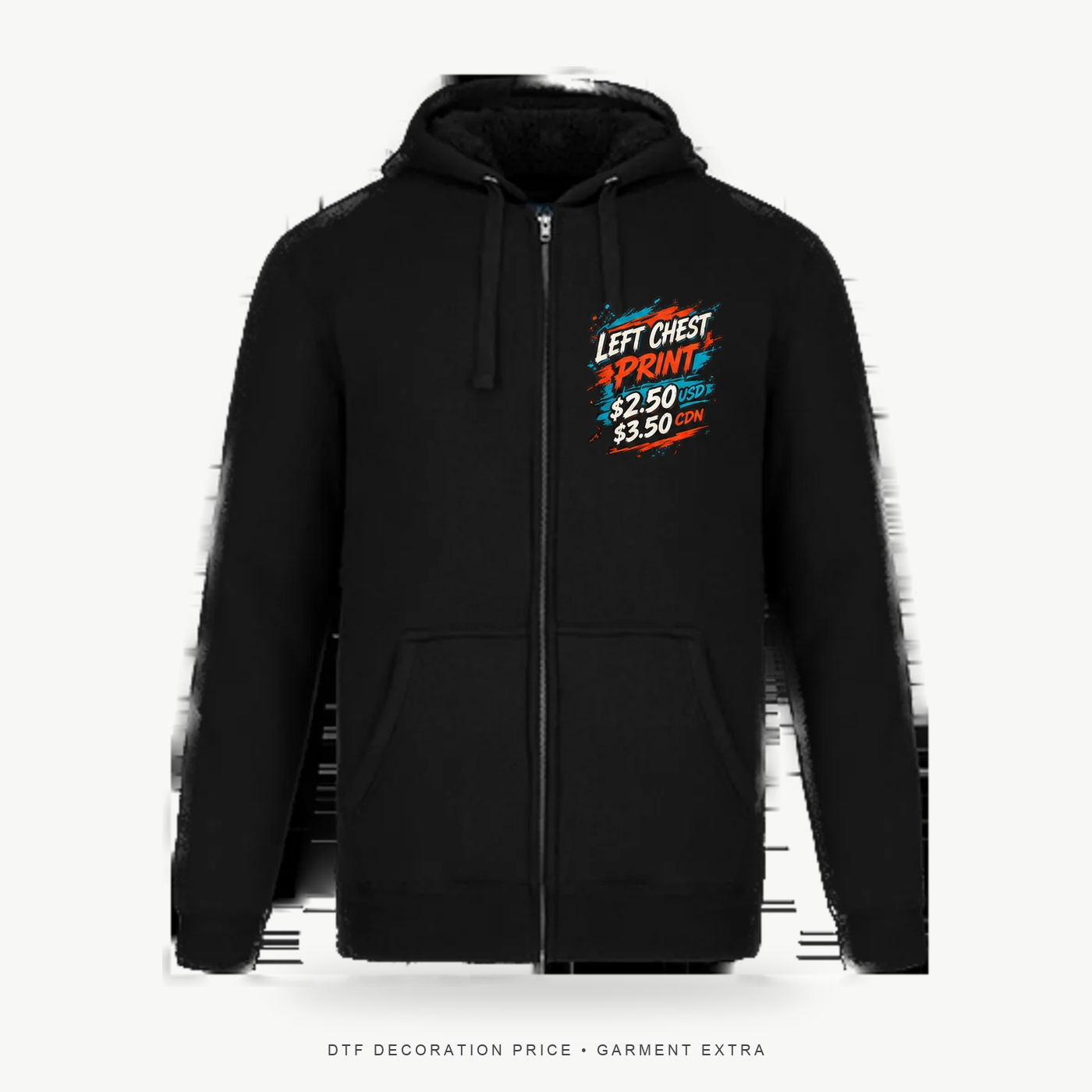 Yolo L00785 Sherpa-Lined Full-Zip Hoodie – POD