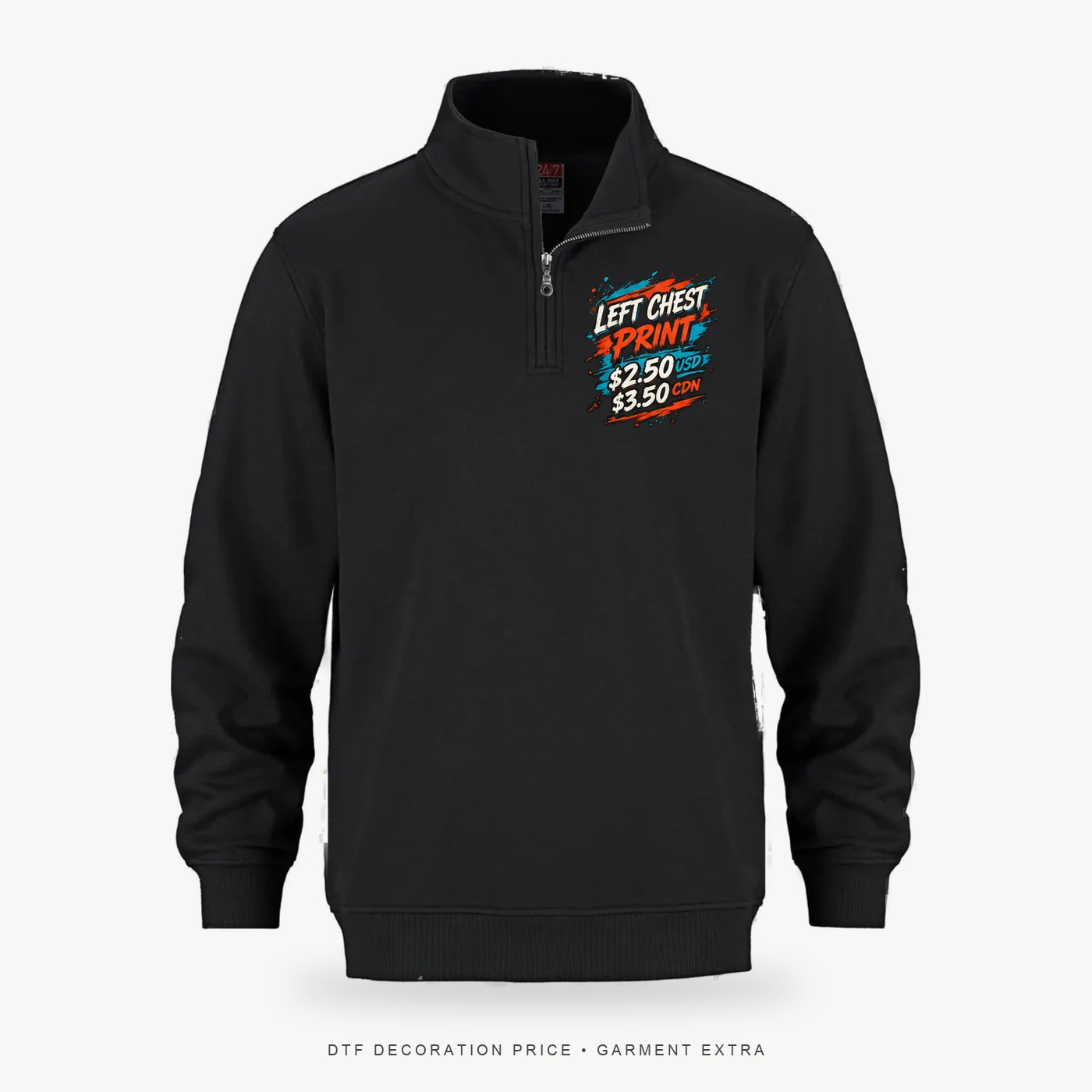 Flux L00545 Quarter-Zip Sweatshirt – POD