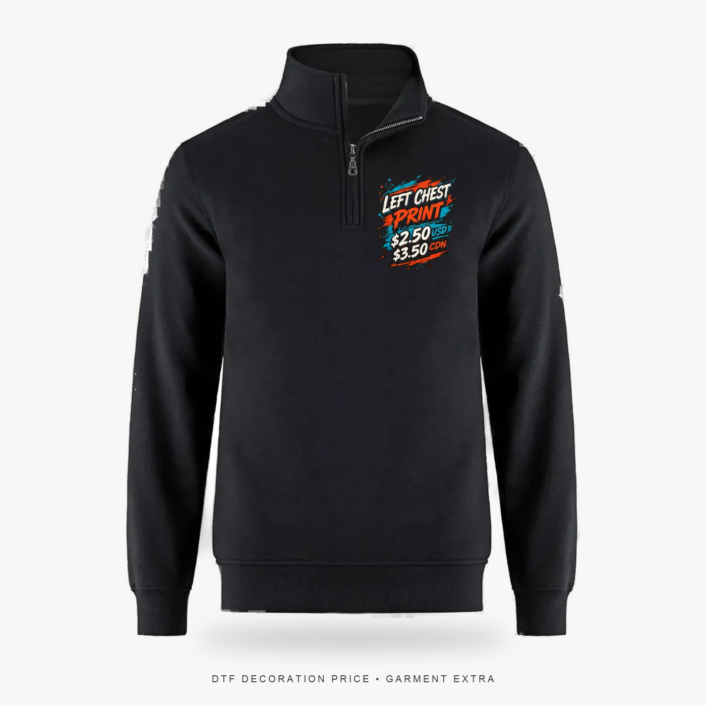 Flux L0545Y Youth Quarter-Zip Sweatshirt – POD