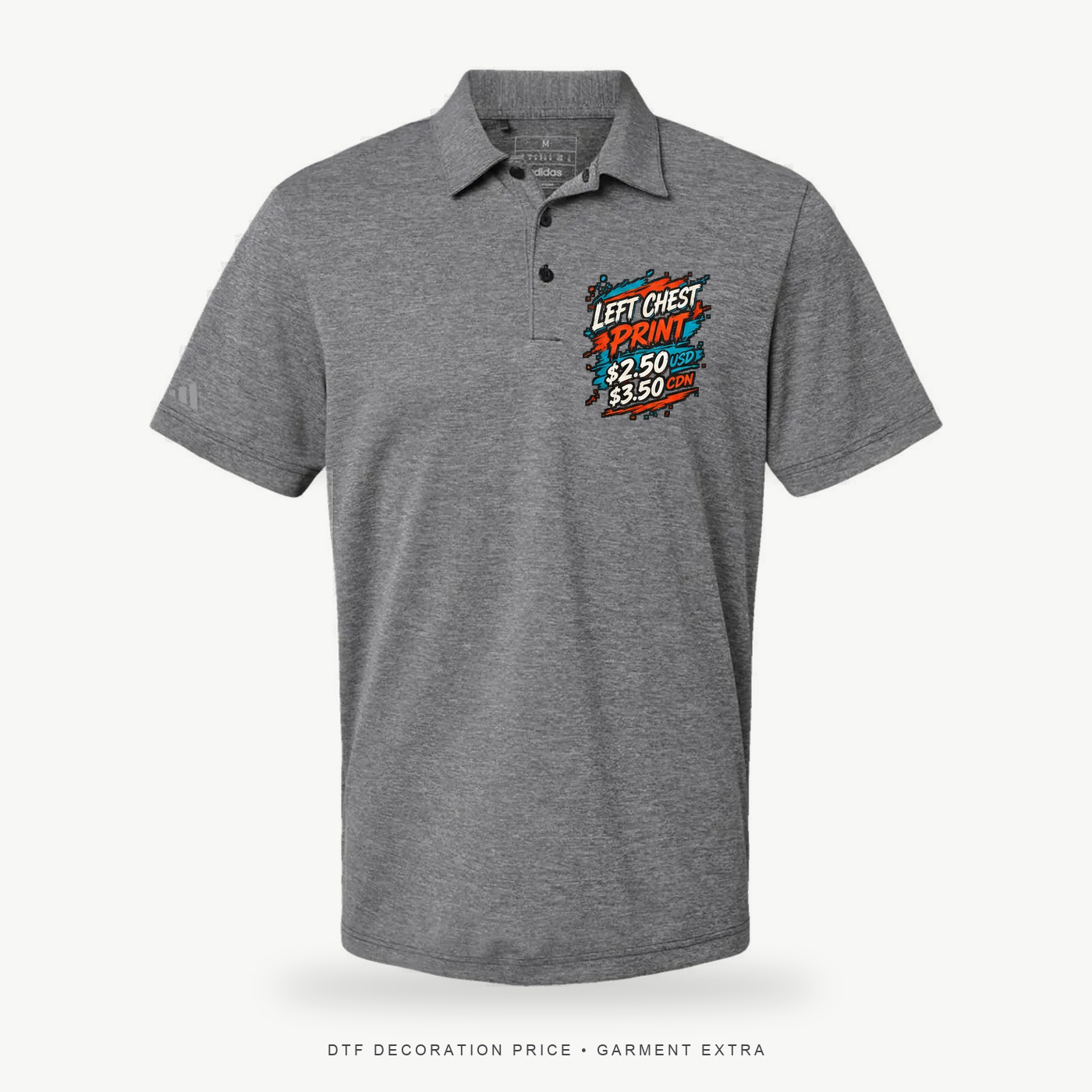 Adidas A582 Heathered Polo – POD