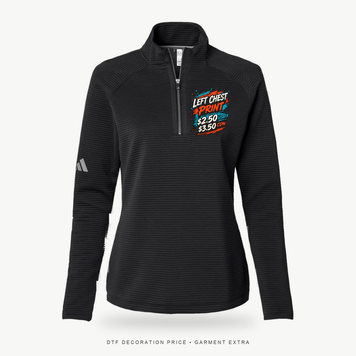 Adidas A589 Women's Spacer Quarter-Zip – POD