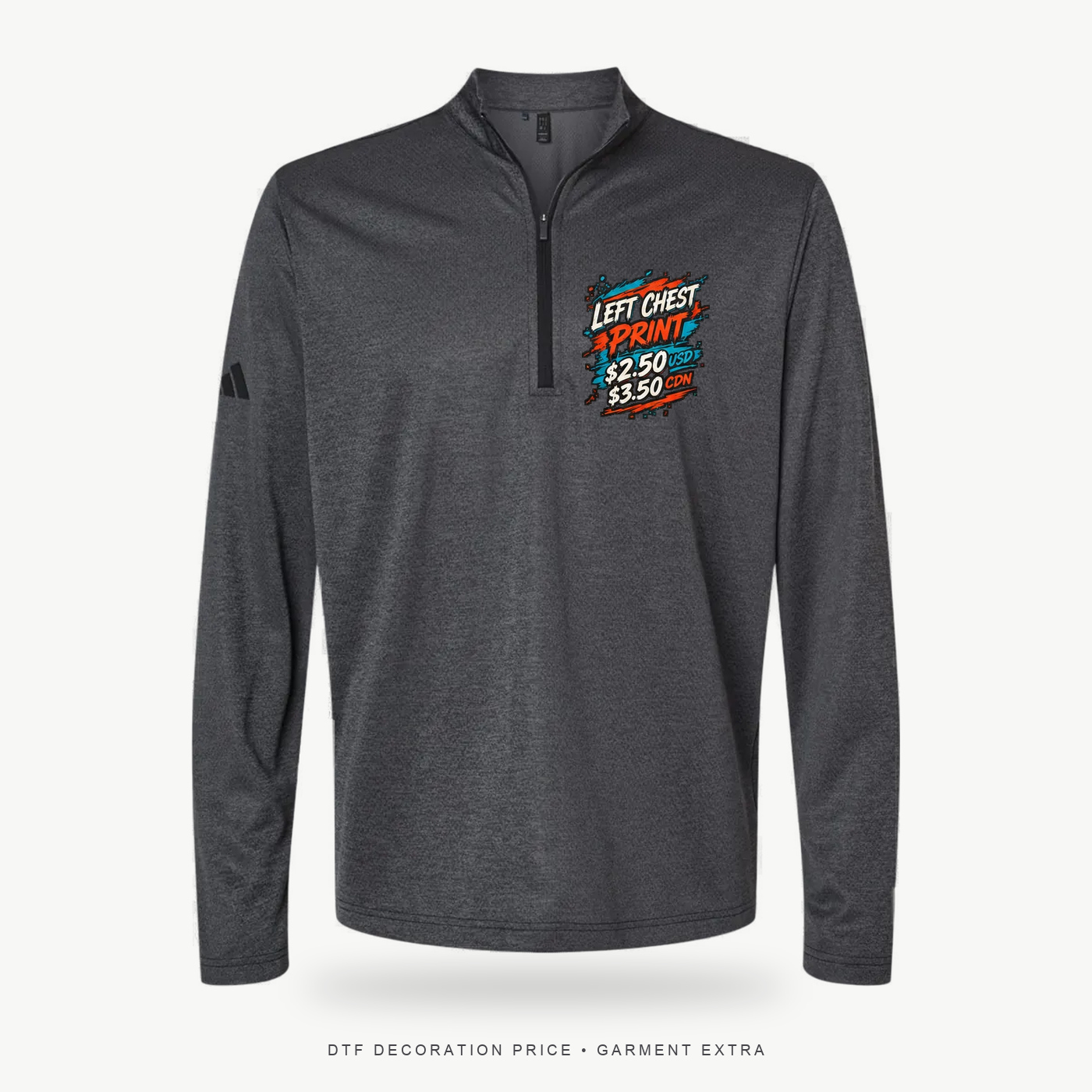 Adidas A593 Space Dyed Quarter-Zip – POD