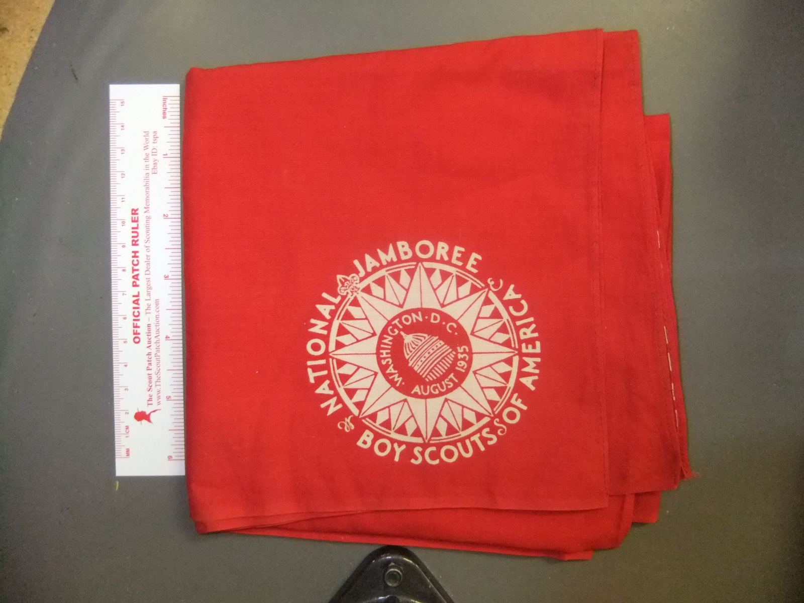 Boy Scout National Jamboree 1935 Neckerchief FULL SQUARE 2472EE eBay