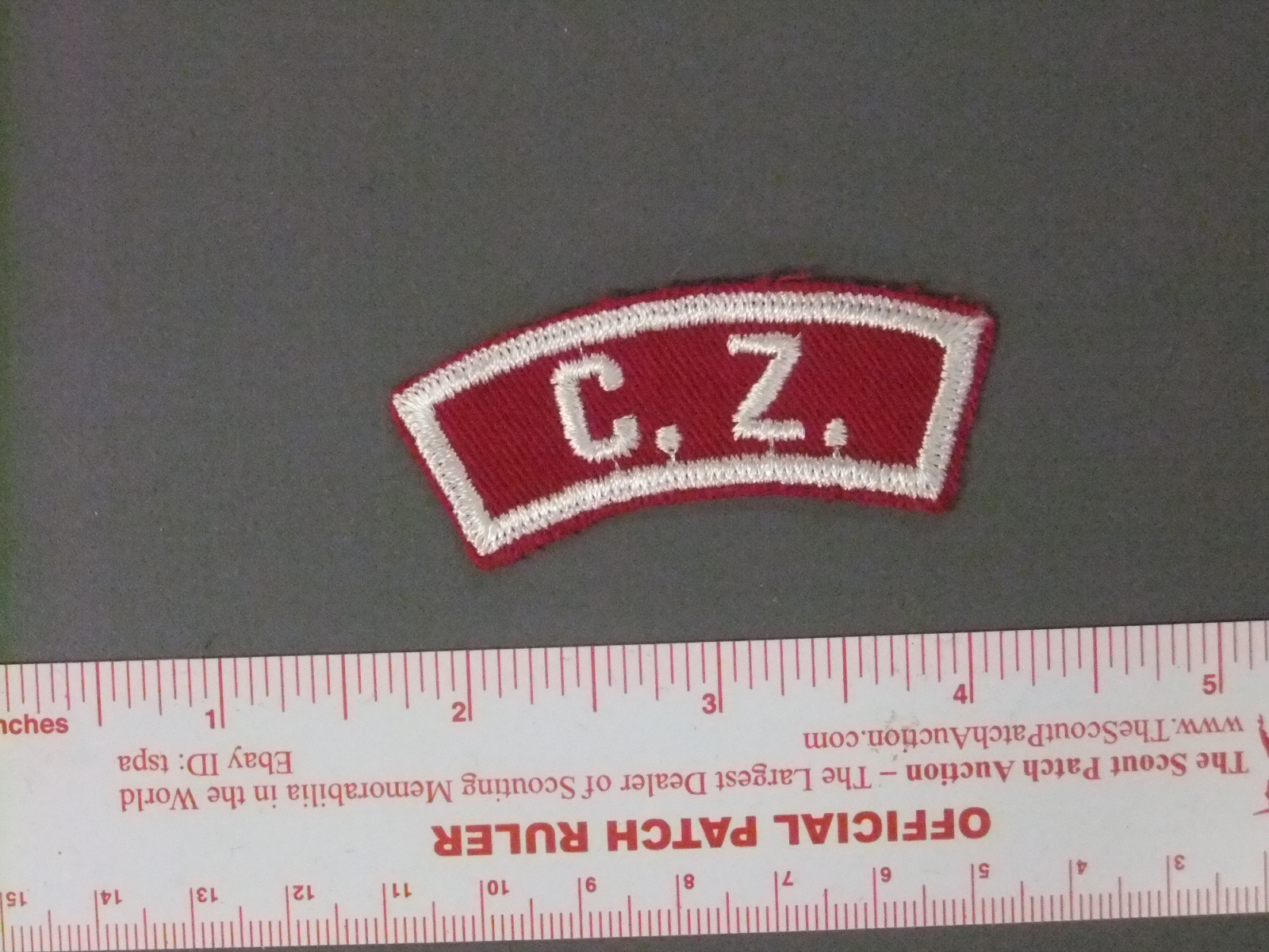 6609P Boy Scout RWS state strip P.R