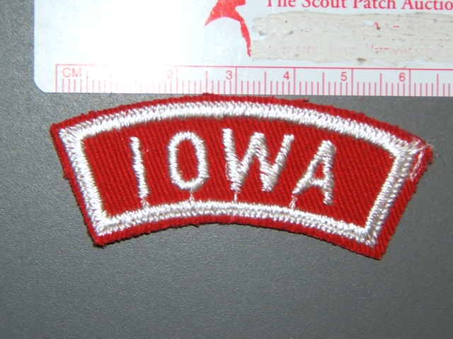 6609P Boy Scout RWS state strip P.R