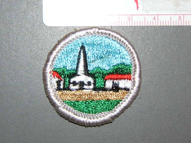 Boy Scout Merit Badge Citizenship In Community silver 62 71 7136T 