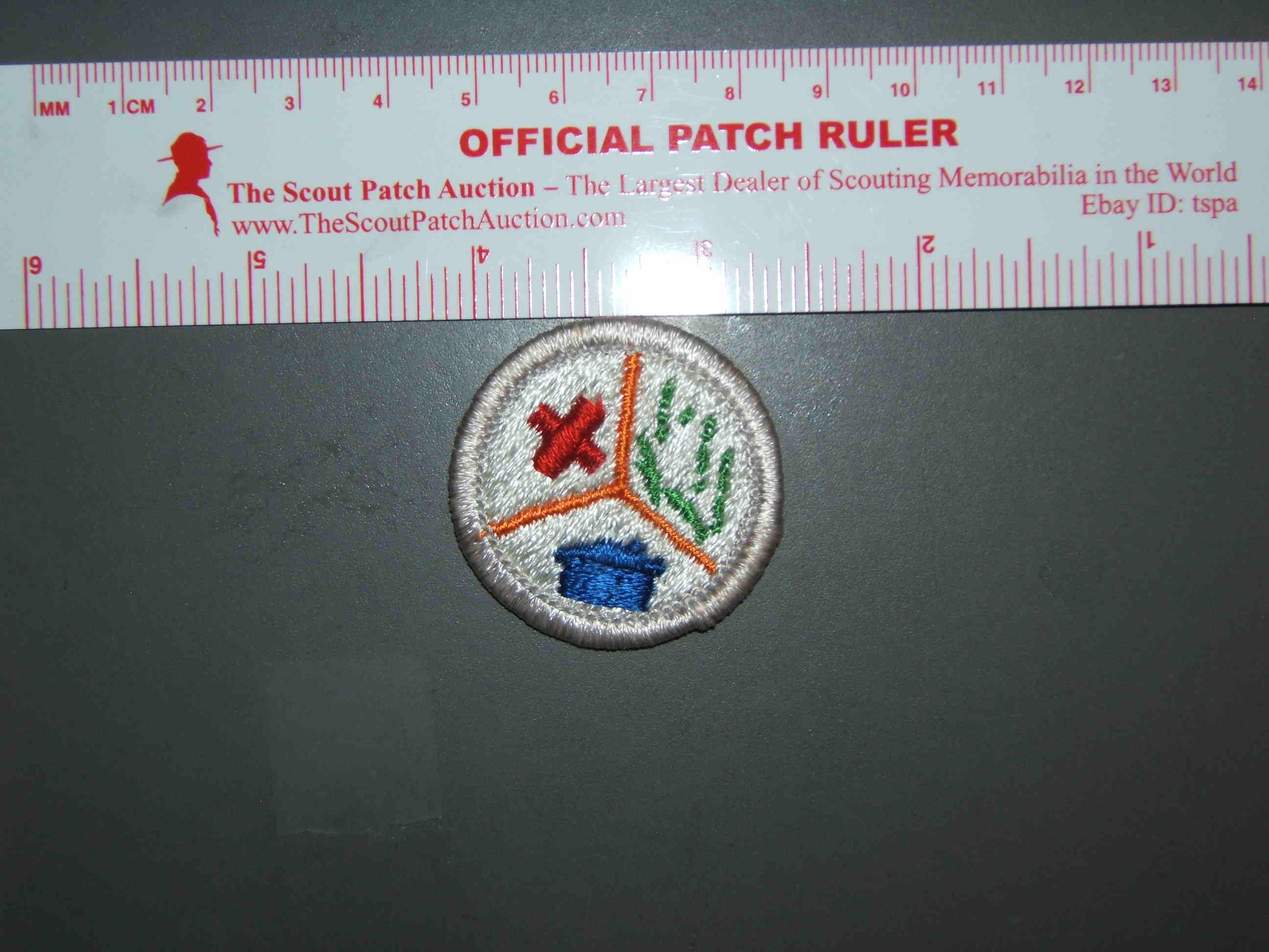Boy Scout Merit Badge Emergency Preparedness (RED) circa '72 '02 0487V