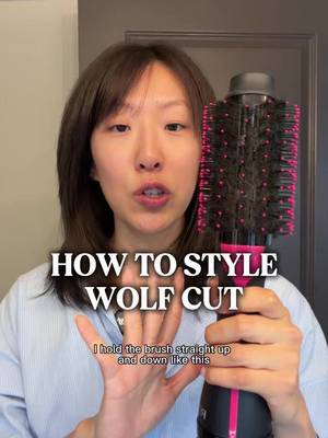 I never post beauty tutorials anymore because I always assume there are better people doing it but… I have been getting a lot of compliments on my hair and particularly my blow dry technique so 😎  @REVLON @TRESemmé @Kérastase  #wolfcut #blowdrytutorial #layeredhair #hairtutorial 