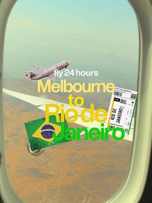 Travel 24 hours from Australia to Brazil 🇧🇷