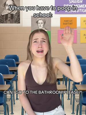 Having to poop in school be like #skit #pov