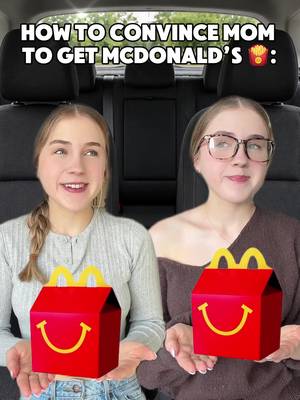 How to convince mom to get McDonaldâs #skit #pov