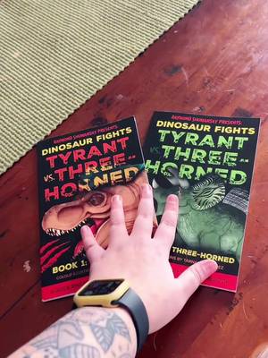 IM A PUBLISHED ILLUSTRATOR!!! so a while ago I posted in a group on fb just sharing the crossover between my art and love of dinosaurs. Soon after I was approached by an amazing author who offered me an opportunity to illustrate dinosaurs for his book!  And finally the first two books in the series are coming out!!! The books are dinosaur fighting games called "Tyrant vs Three-horned", books 1 and 2 respectively. They're available in paperback through imusic.co in the US, waterstones.com in the UK and through Amazon and various other retailers worldwide. If you could check them out that would be absolutely amazing!! I look forward to working on more dinosaurs and more books in the near future. Thank you for supporting mine and Raymond’s passions even just by reading this post  #dinosaur #dino #dinosaurfights #tyrantvsthreehorned #rpgbooks #book #books #rpg #dnd #roleplaygame #battle #paleo #dinosaurs #fossils 