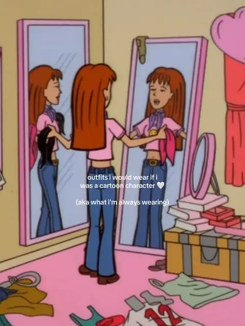 lizzy mcguire you are an outfit repeater!! @Damson Madder @BAGGU @reformation @Leviβs #outfitideas #outfitinspo #damsonmadder #whatsinmybag #pinterestaesthetic