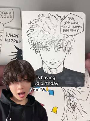 Happy birthday, enjoy the emotional damage 😂 Love the drawings tho @andrace #jujutsukaisen #jjk #anime