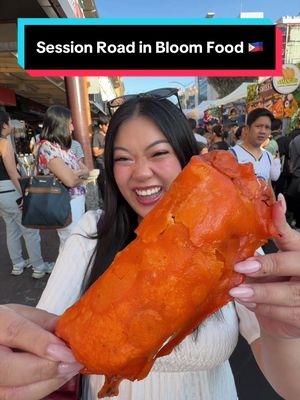 Everything I ate at a food festival in the Philippines! 😍🔥 📍Session Road in Bloom, Baguio City, Philippines 🇵🇭 This happens once a year during the Panagbenga Flower Festival in Feb/March 🌸 so fun!! #philippines #streetfood #foodfestival #market #filipinofood