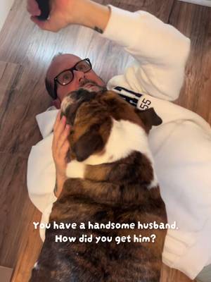 How did I get so lucky? 🤣 #handsome #luckywife😊😘 #couplescomedy