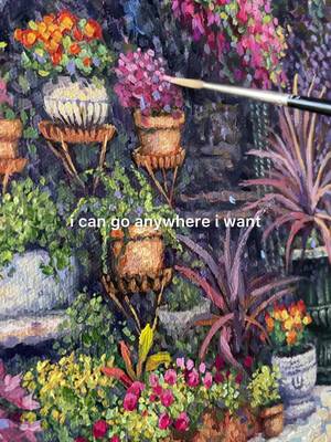 Escapism is a feeling I strive to evoke in my garden paintings, which is why I really connected to this piece as I was creating it. In the new ‘It Ends With Us’ film, based on Colleen Hoover's bestseller, Lily Bloom opens her dream flower shop which becomes a sanctuary for her in the midst of hardship. #ItEndsWithUsMovie is exclusively in cinemas August 8 @Sony Pictures AUS #ad