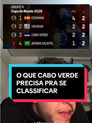CABO VERDE VAI FAZER HISTÔRIA! #Futebol #CaboVerde #Uruguai #Espanha #CopaDoMundo 
