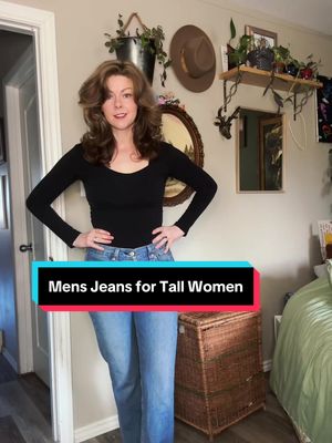 👖Men’s jeans for tall women. #mensjeans #tallwomen @Wrangler @Levi’s