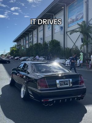 Replying to @madone143 IT CAN DRIVE 😮 #waterfall #bootsetup #trunksetup #truck #koipond #stanced #stance #vip #carcarclub #uzs171 #jdm #pimpmyride #fyp #trending 