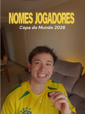 melhores nomes dos Jogadores da Copa do Mundo! #copadomundo #copadomundo2026