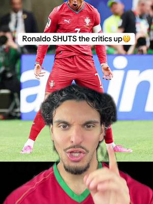 Ronaldo 🤫 the critics up. #ronaldo #cristianoronaldo #portugal #worldcup #fifaworldcup