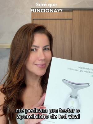 Ledterapia tem eficácia comprovada, porém, precisa estar na potência adequada e ter constância. #skincare #cuidadoscomapele