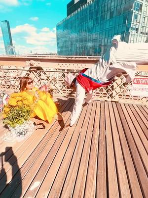 Action flips at the iconic Brooklyn Bridge πΊπΈπ€ΈββοΈ Representing Nepal with traditional Nepali dress while training parkour in New York. Culture, strength, and freedom in motion. π³π΅π₯ #brooklynbridge #parkour #backflip #freerunning #parkourlife #nepaliathlete #nepaliculture #nyc #stunttraining #viral #fyp #parkourdinesh #foryou #trending #viralvideo #brooklyn #nepalimuser