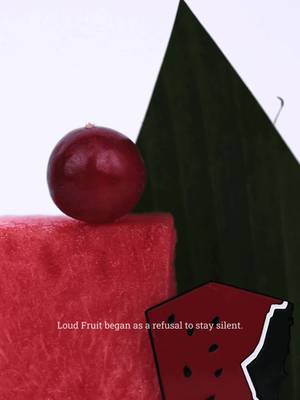 A small piece. A loud intention. For those who choose not to stay silent, even in the quietest ways. 🍉