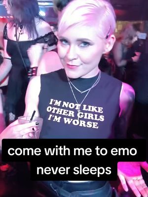 come with me to emo never sleeps because I'm 34 and need to feel alive. @emo never sleeps #emoneversleeps #emonight #emoparty #emofashion #melbournenightlife