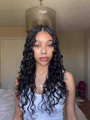 the curly hair drying processπ #fyp #viral #empressingurman #curlyhair #wolfcut #curls #healthyhair #naturalhair #longhair #washday