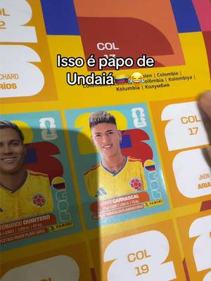 eu tava doida pra tirar o Carrascal hahahahaha #carrascal #undaia #brasil #figurinha #copa