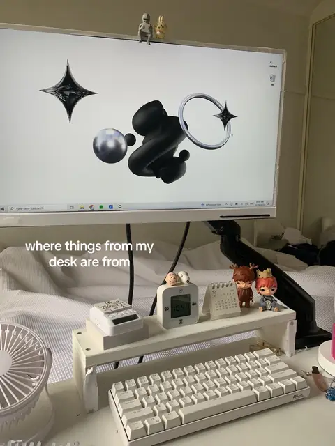 the price i pay to have an aesthetic pinterest desk #fyp #desk #desktour #pinterest #minimalist