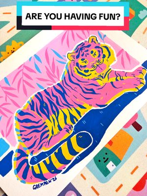 having fun is literally a vital part of being alive so, actually, kind of an important remind today π«΅π»β¨ #posca