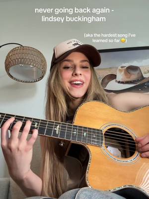 @Lindsey Buckingham is a magical genius cause how did he play AND sing this night after night!!!! been learning this one since December and it’s been an incredibly fun challenge to test my finger picking! hope you enjoy this lil cover🤘 #lindseybuckingham #nevergoingbackagain #fleetwoodmac #acousticcover #fingerpicking 