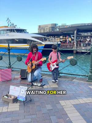 a 10 year old busker was playing my songs… so i surprised him!! my debut album comes out this week and honestly, this felt like the perfect start to release week 🩵!! @tuneinwith_tobyguitar #album #newmusic #busker #publicinteraction 