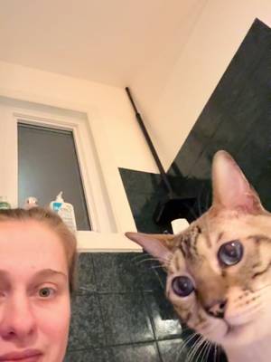 Never left my side🥹❤️ #catsandbabies #pregnancy #catsoftiktok #babykicks #catsandpregnancy